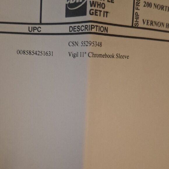 Case Logic Vigil 11" Black Chromebook Laptop Sleeve- new - Picture 6 of 6